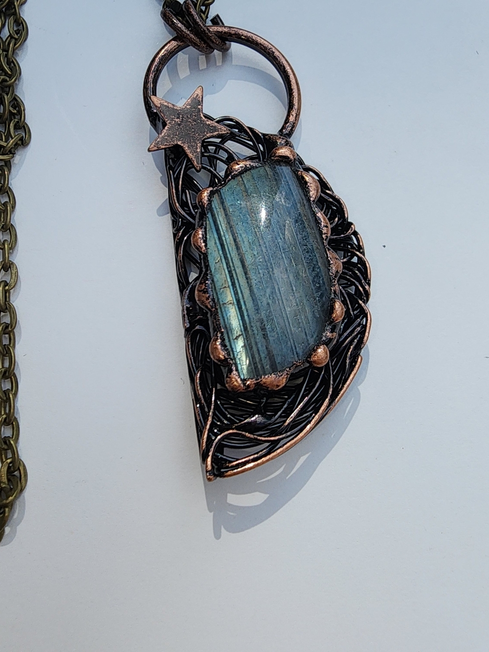 Boho Labrodiate Pendant
